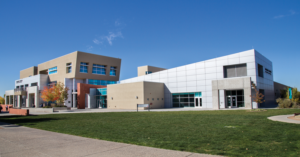 Outside view of the UNM Health Science Building