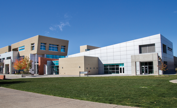 Outside view of the UNM Health Science Building