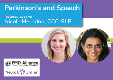 Parkinson’s and Speech with Nicole Herndon, CCC-SLP