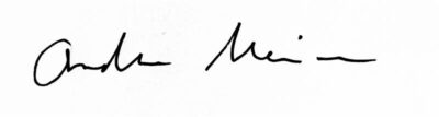 Andrea Merriam's signature